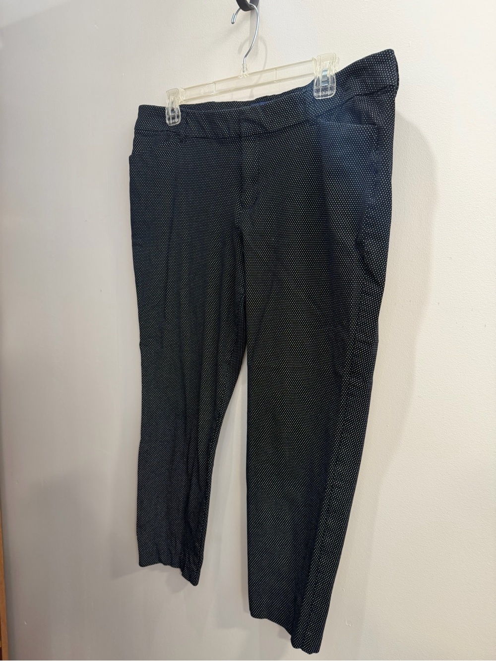 Old Navy Navy with White Dot Pixie Pants - Picture 2 of 7